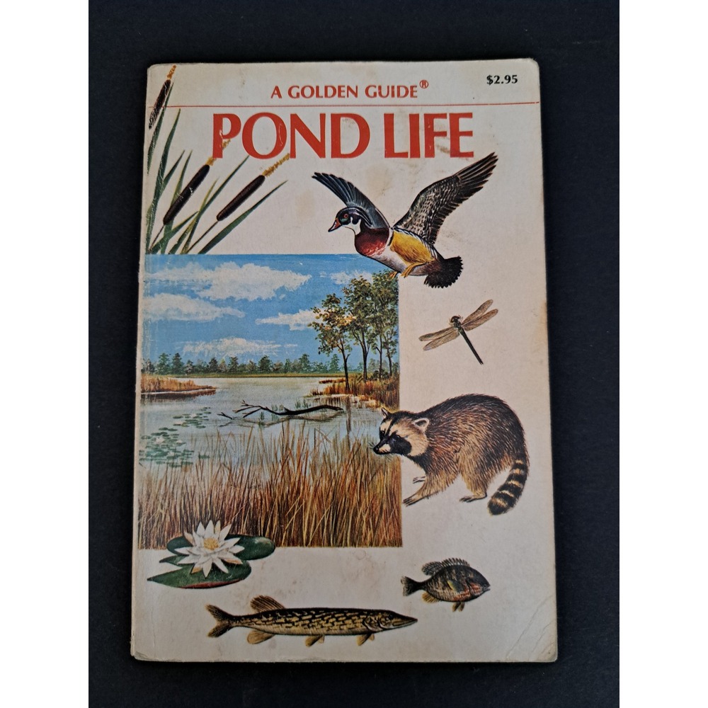 A Golden Guide Pond Life Vintage Paperback Nature Field Guide Book 24017-1